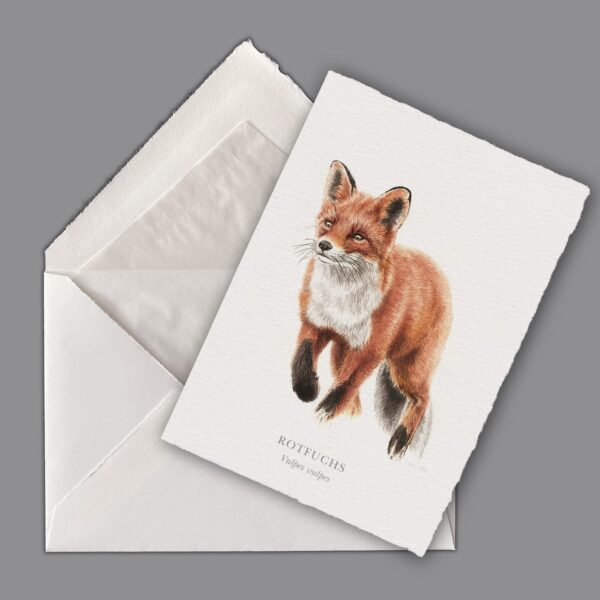 Waldpoet Grußkarte „Fuchs“, DIN A6 – Bild 4