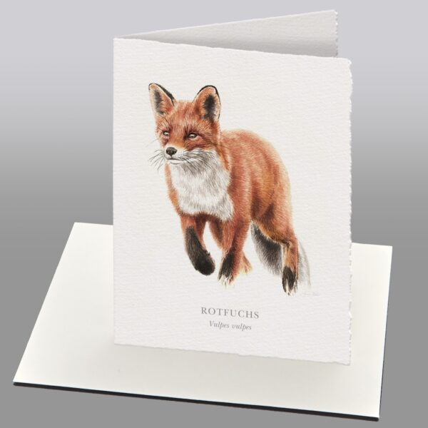 Waldpoet Grußkarte „Fuchs“, DIN A6 – Bild 2